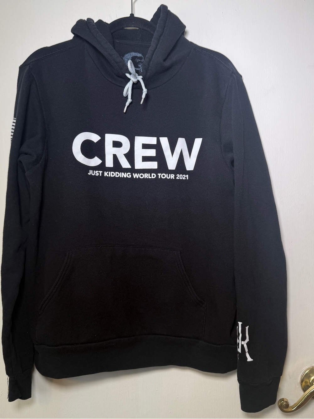 Jo Koy CREW 2021 World Tour Large Graphic Hoodie - Black with White Print